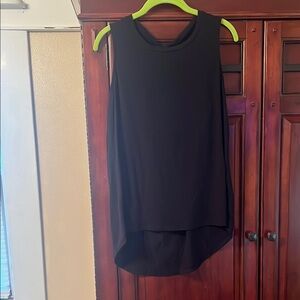 Vanilla Bay Black Asymmetrical Muscle Tee